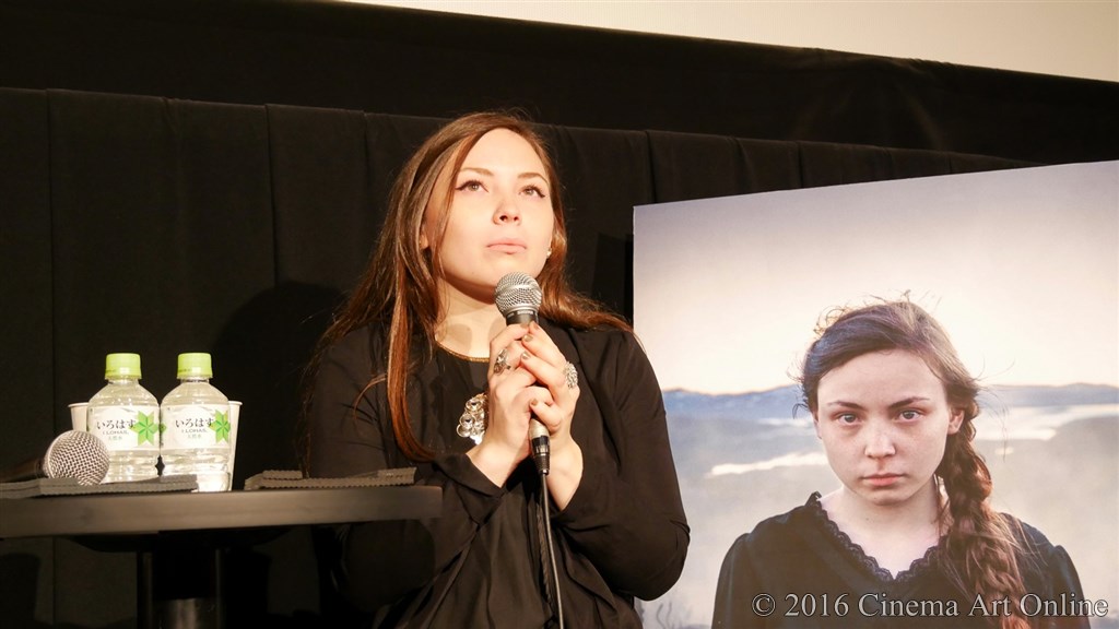第29回 東京国際映画祭「サーミ・ブラッド」 記者会見 レーネ=セシリア・スパルロク