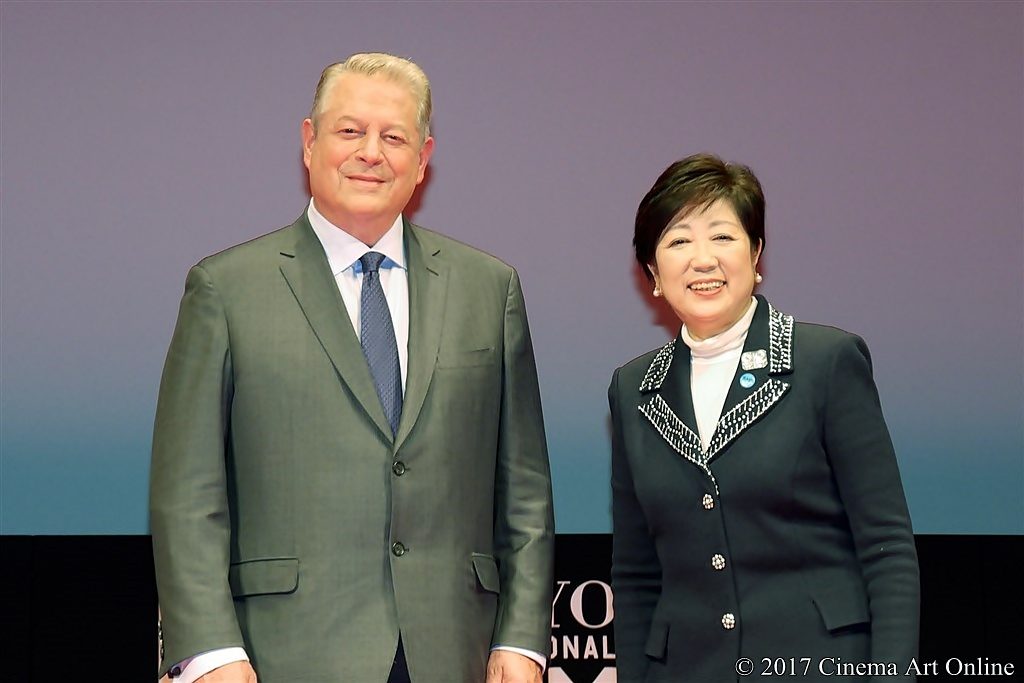 【写真】アル・ゴア（米元副大統領）＆ ⼩池百合⼦東京都知事