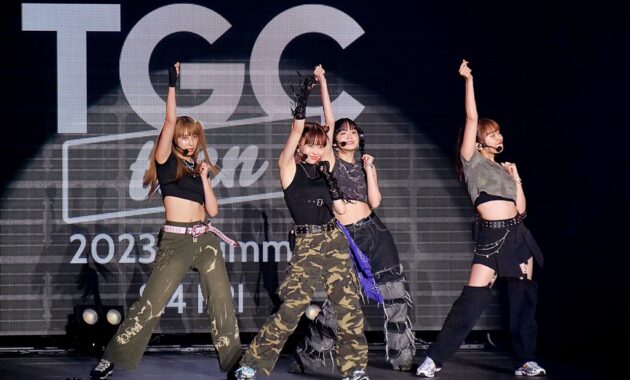 【写真】TGC teen 2023 Summer OPENING ACT @onefive「Justice Day」(MOMO、KANO、SOYO、GUMI)