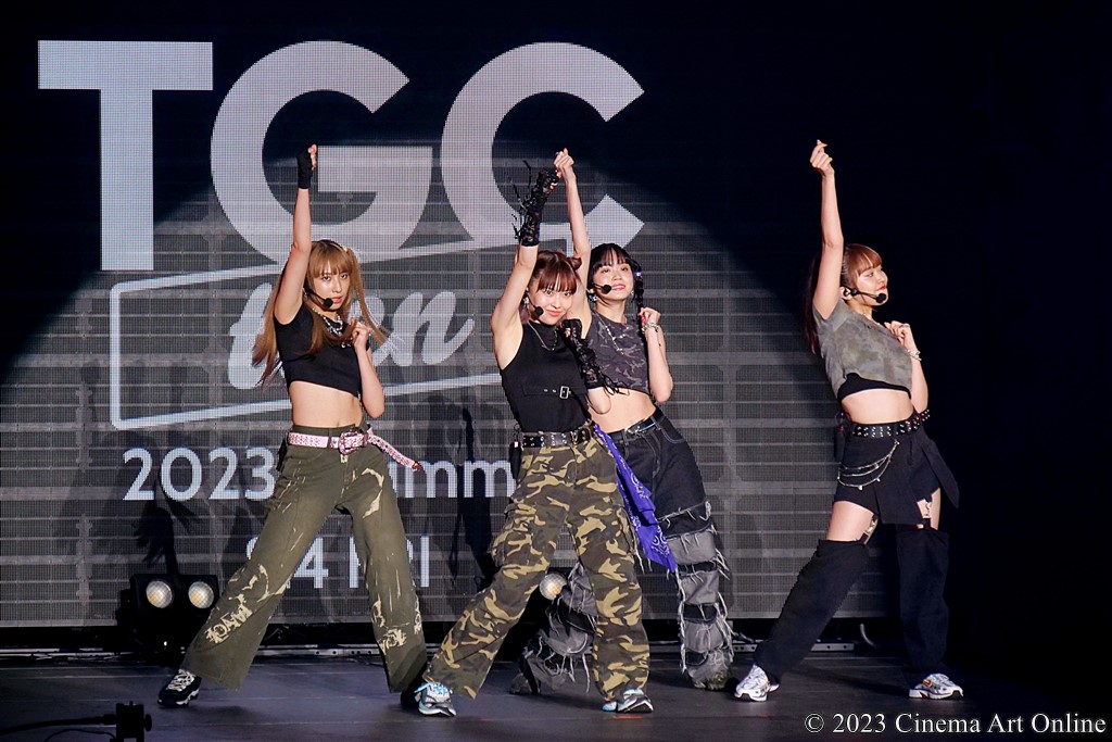 【写真】TGC teen 2023 Summer OPENING ACT @onefive「Justice Day」(MOMO、KANO、SOYO、GUMI)
