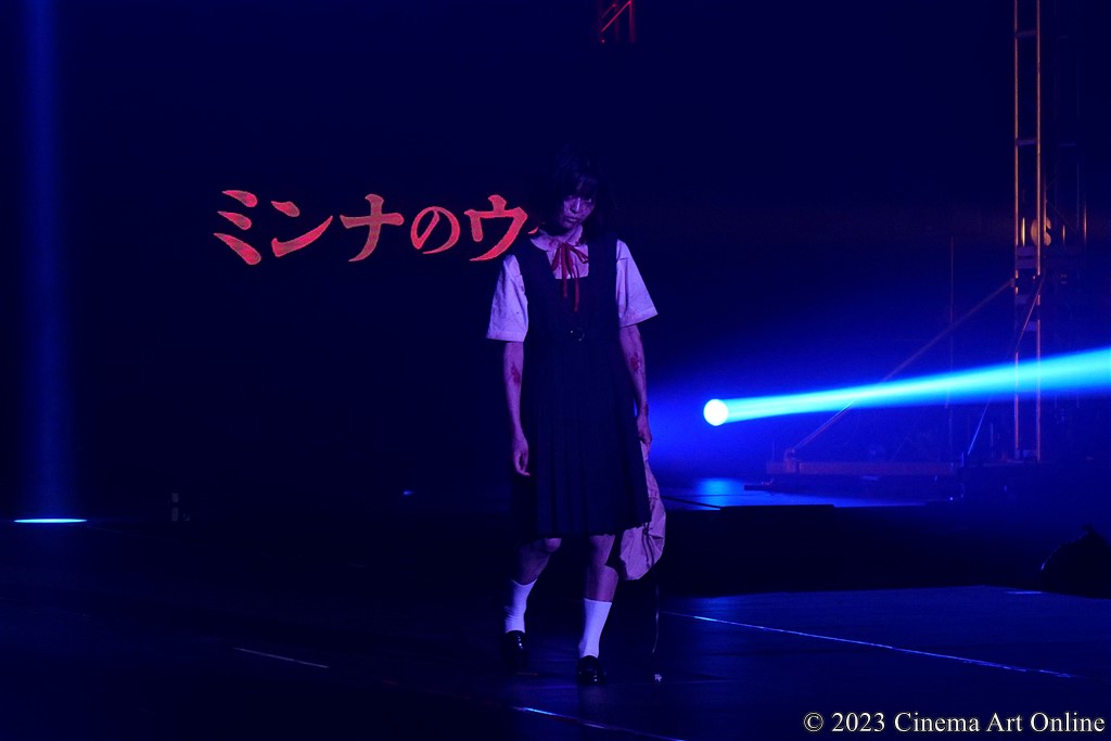 【写真】TGC teen 2023 Summer 映画『ミンナのウタ』スペシャルコラボステージ (さな／穂紫朋子)