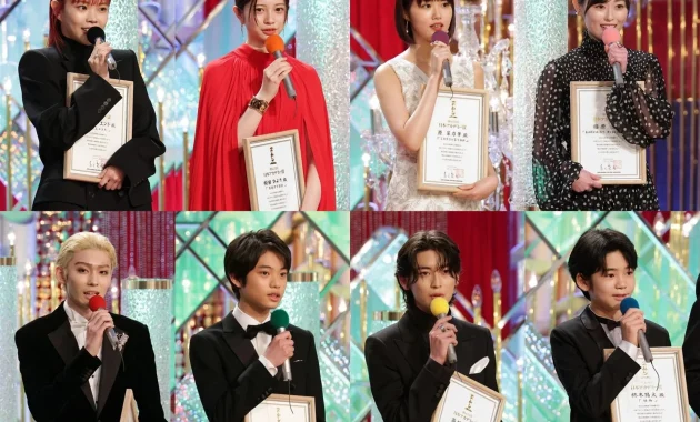 【写真】第47回 日本アカデミー賞 授賞式 新人俳優賞 (アイナ・ジ・エンド、市川染五郎、黒川想矢、高橋文哉、柊木陽太)