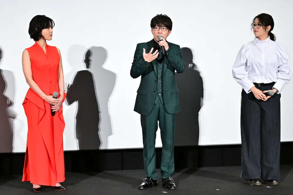 【写真】劇場アニメ『ベルサイユのばら』完成披露試写会 舞台挨拶 (沢城みゆき、豊永利行、吉村愛監督)