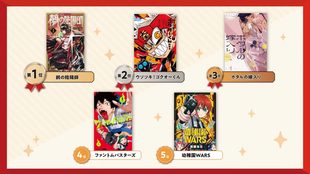 【画像】AnimeJapan 2025「アニメ化してほしいマンガランキング」1位～5位