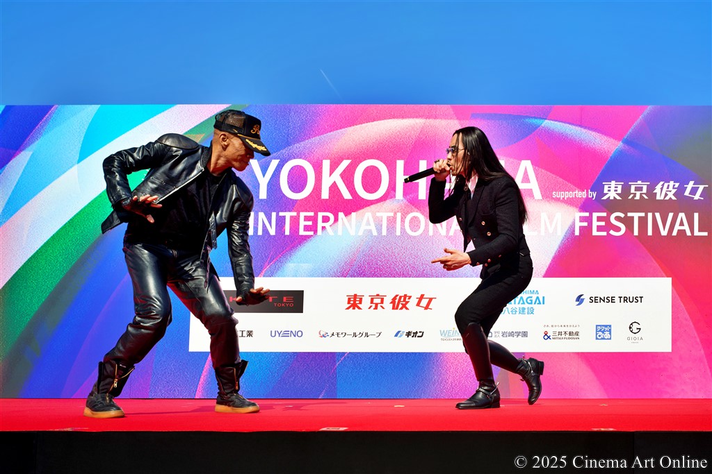 【画像】第3回 横浜国際映画祭 レッドカーペット オープニングパフォーマンス (トラヴィス・ペイン、Sh0h)