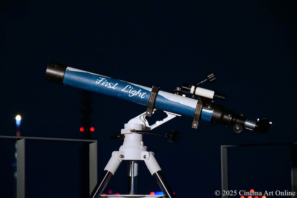 【写真】映画『この夏の星を見る』星空観測会イベント (望遠鏡)