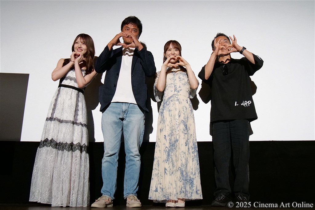 【写真】戦後80周年平和祈念映画『ハオト』完成披露舞台挨拶 (原田龍二、倉野尾成美/AKB48、村山彩希、丈監督)