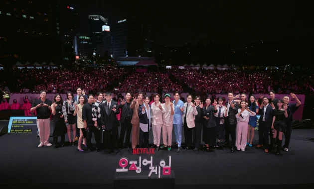【写真】Netflixシリーズ「イカゲーム」シーズン3 韓国パレード・イベント (フォトセッション)