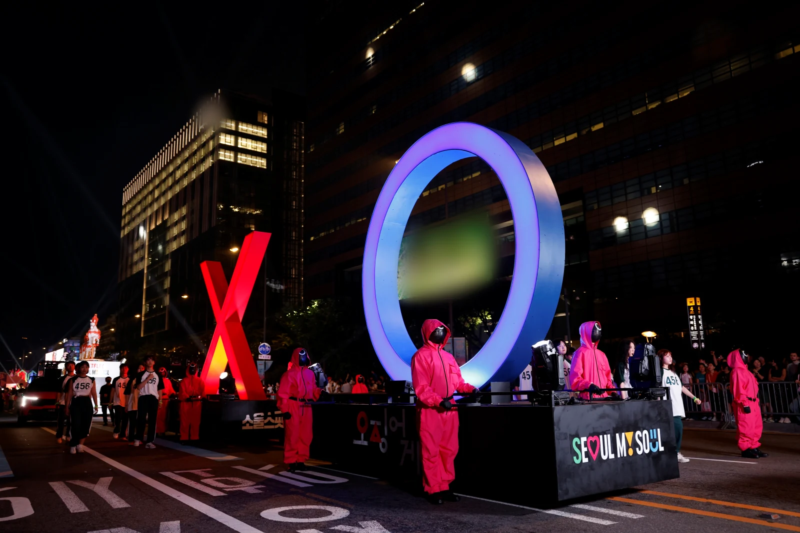 【写真】Netflixシリーズ「イカゲーム」シーズン3 韓国パレード・イベント