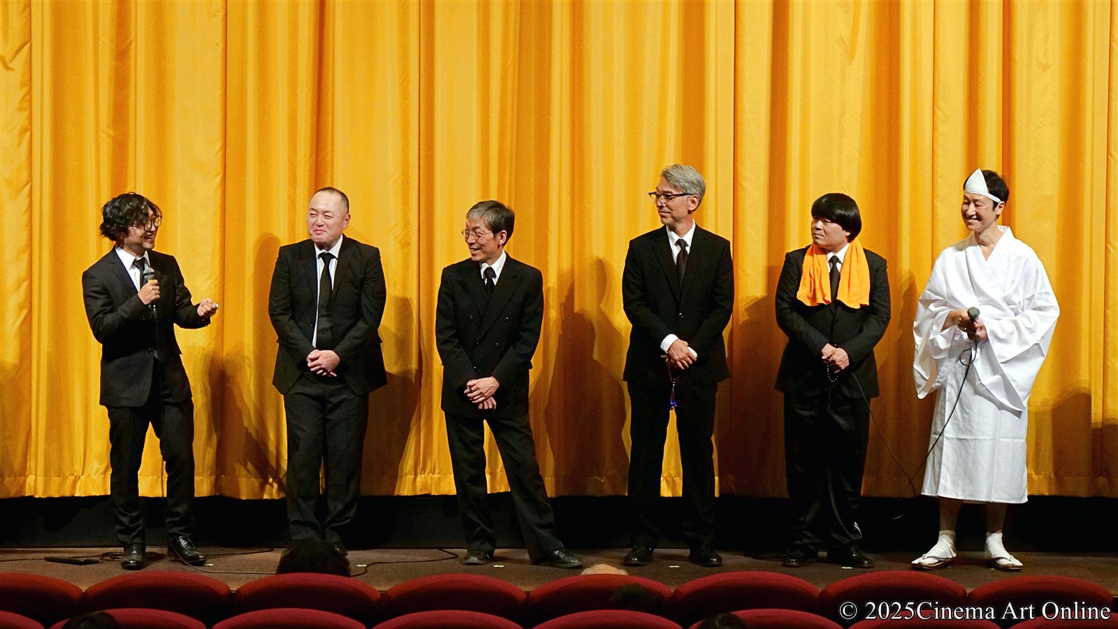 【写真】映画『ひみつきちのつくりかた』新文芸坐上映記念舞台挨拶 (板橋知也監督、廣末哲万、佐藤貢三、藤田健彦、もりたかお、白畑真逸)