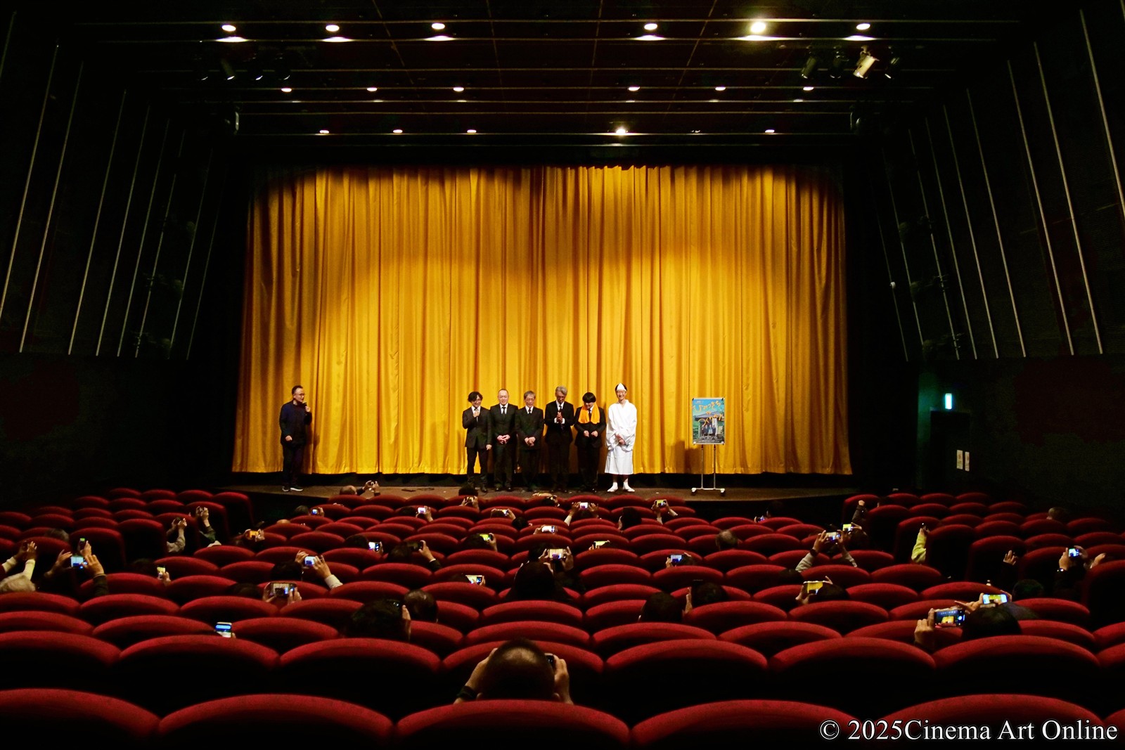 【写真】映画『ひみつきちのつくりかた』新文芸坐上映記念舞台挨拶 (廣末哲万、佐藤貢三、藤田健彦、もりたかお、白畑真逸、板橋知也監督)