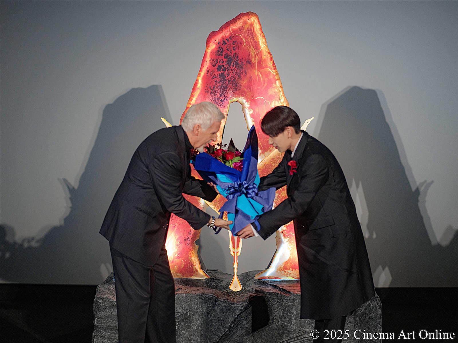 【写真】映画『アバター:ファイヤー・アンド・アッシュ』来日ジャパンプレミア (ジェームズ・キャメロン監督、宮世琉弥)