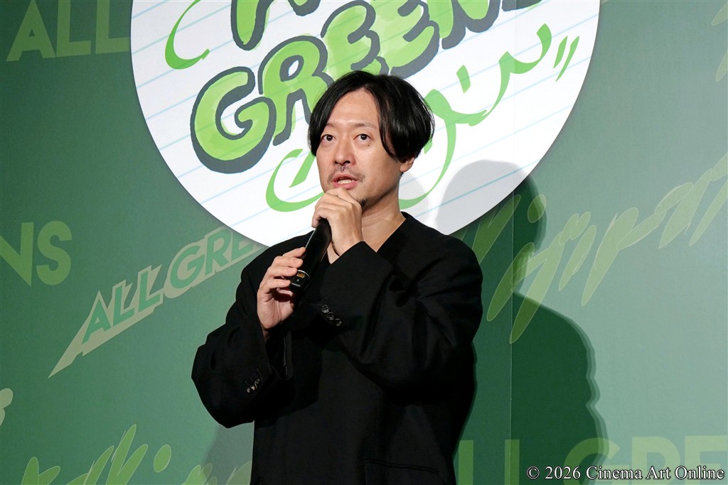 【写真】 映画『万事快調〈オール・グリーンズ〉』完成披露上映会 舞台挨拶 (児山隆監督)