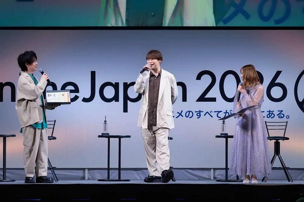 【写真】AJ2026『Dr.STONE SCIENCE FUTURE』スペシャルステージ AnimeJapan 2026 (小林裕介、古川慎、市ノ瀬加那)