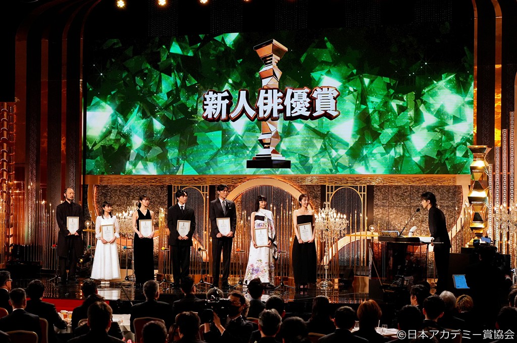 【写真】第49回 日本アカデミー賞 授賞式 新人俳優賞 (河内大和、白山乃愛、中島瑠菜、坂東龍汰、松谷鷹也、見上愛、森田望智)