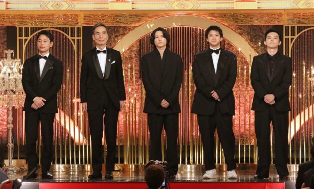 【写真】第49回 日本アカデミー賞 授賞式 (妻夫木聡、長塚京三、松村北斗、山田裕貴、吉沢亮)