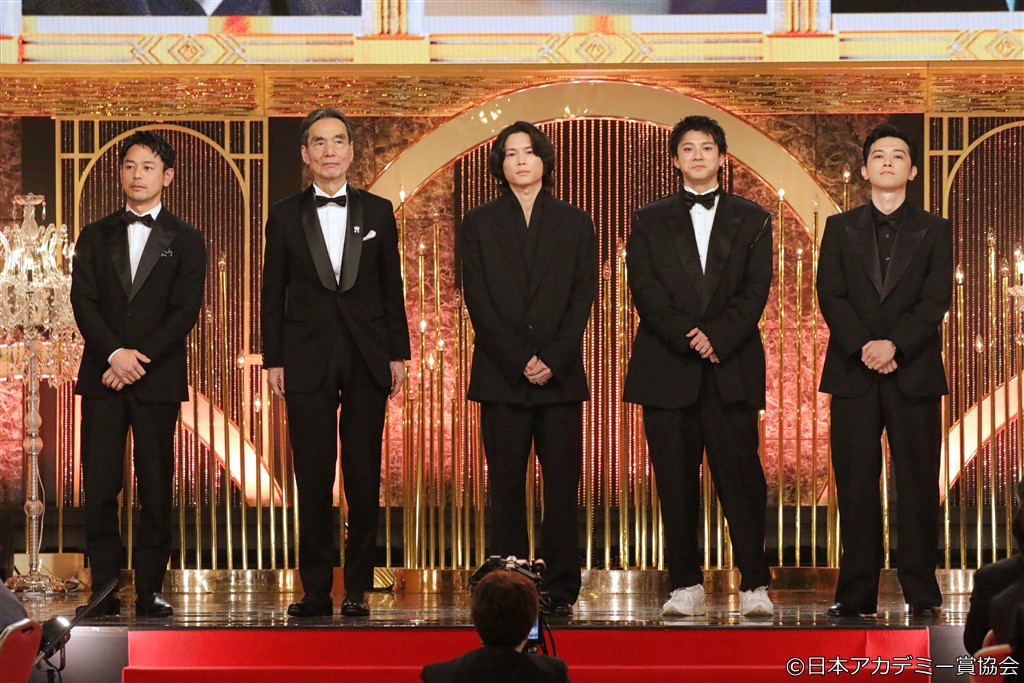 【写真】第49回 日本アカデミー賞 授賞式 (妻夫木聡、長塚京三、松村北斗、山田裕貴、吉沢亮)
