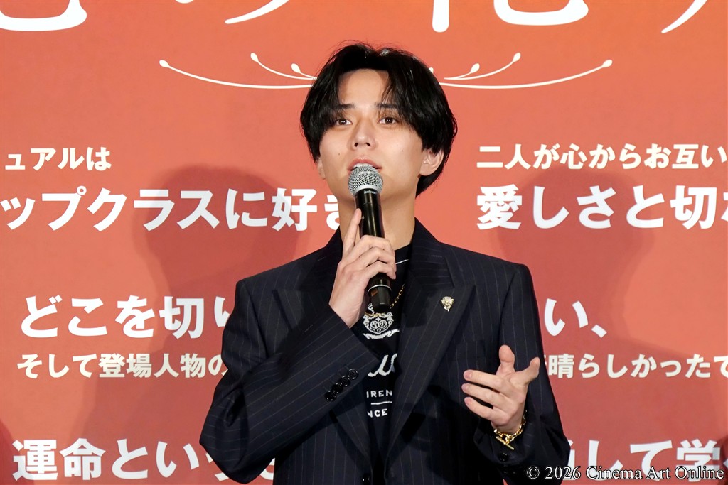 【写真】映画『鬼の花嫁』鬼ヒット御礼舞台挨拶 (永瀬廉)