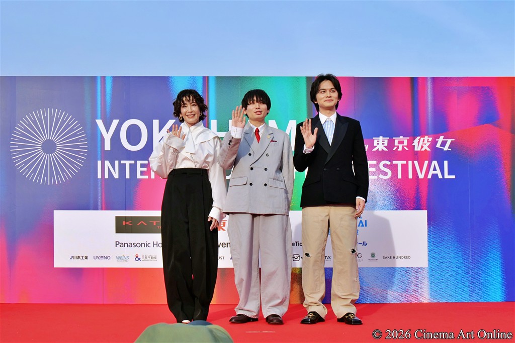 【写真】第4回 横浜国際映画祭(YIFF2026) レッドカーペット『しびれ』(内山拓也監督、北村匠海、宮沢りえ)