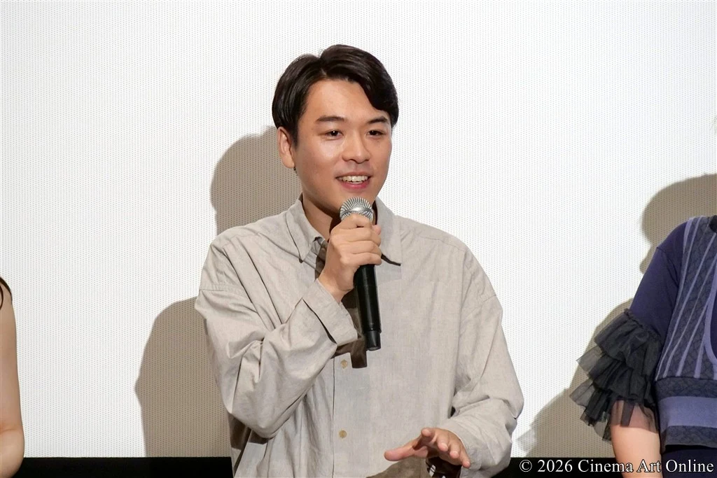 【写真】映画『ひとりたび』初日舞台挨拶 (長村航希)