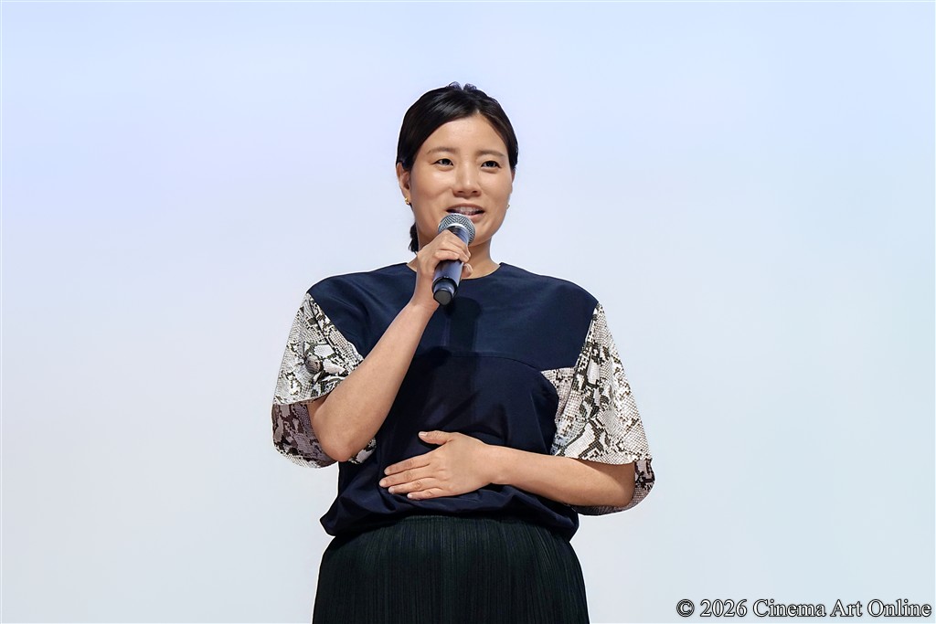 【写真】映画『トロフィー』公開記念舞台挨拶 (孫明雅監督)