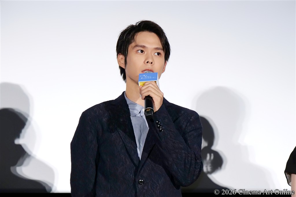 【写真】映画『あの星が降る丘で、君とまた出会いたい。』公開記念舞台挨拶 (細田佳央太)
