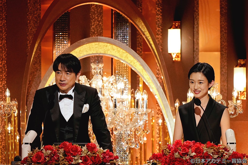 【写真】第49回 日本アカデミー賞 授賞式 司会 (羽鳥慎一、河合優実)