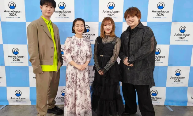 【写真】AnimeJapan 2026 アニメ『メダリスト』スペシャルステージ (春瀬なつみ、大塚剛央、市ノ瀬加那、内田雄馬)