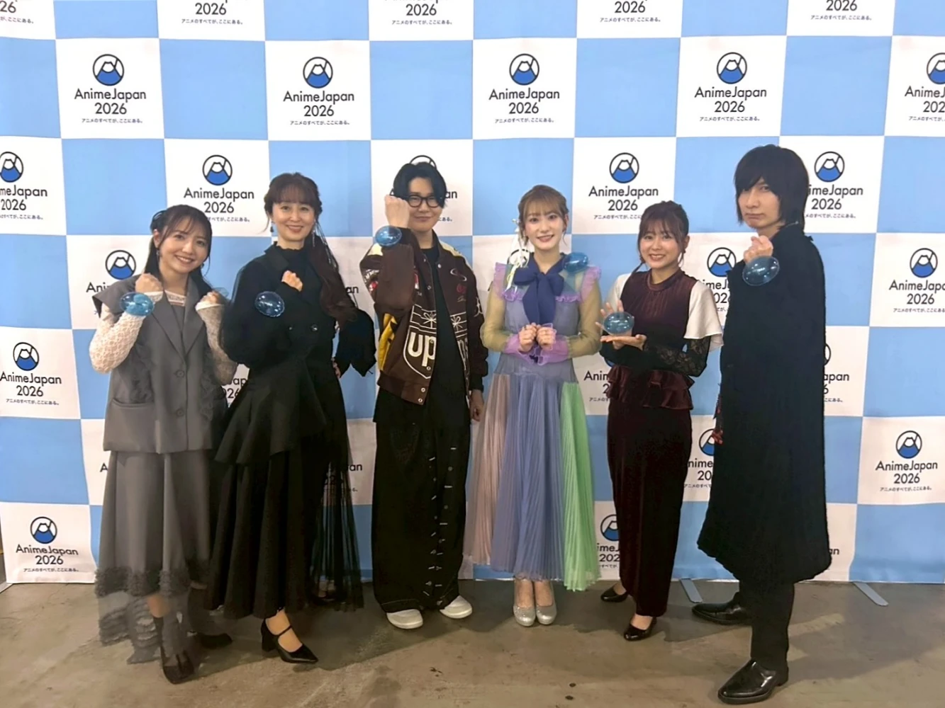 【写真】AnimeJapan 2026 TVアニメ「転生したらスライムだった件」第4期放送直前スペシャルステージ (岡咲美保、豊口めぐみ、前野智昭、花江夏樹、水瀬いのり、森はるか)