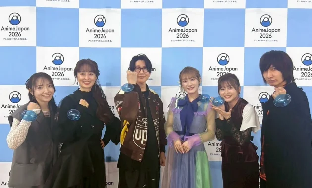 【写真】AnimeJapan 2026 TVアニメ「転生したらスライムだった件」第4期放送直前スペシャルステージ (岡咲美保、豊口めぐみ、前野智昭、花江夏樹、水瀬いのり、森はるか)