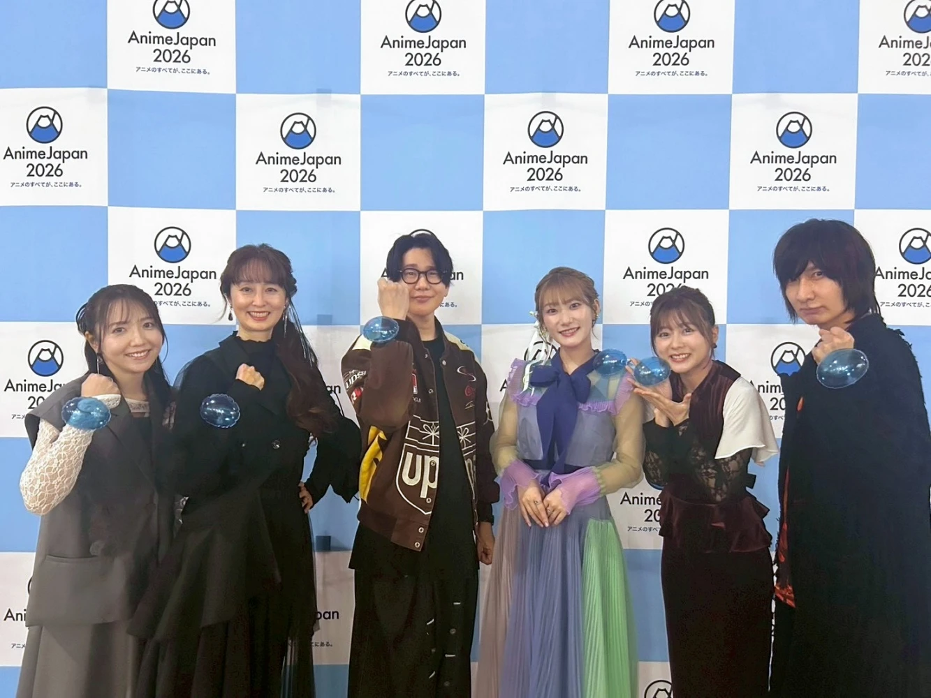 【写真】AnimeJapan 2026 TVアニメ「転生したらスライムだった件」第4期放送直前スペシャルステージ (岡咲美保、豊口めぐみ、前野智昭、花江夏樹、水瀬いのり、森はるか)